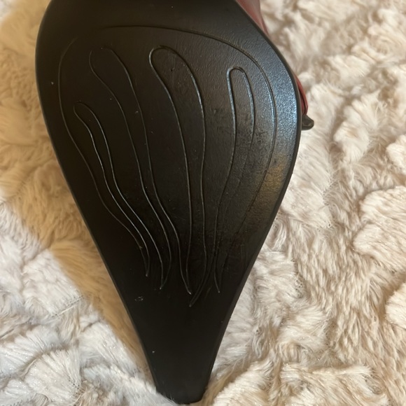 Enrico Del Gatto Red Genuine Leather Pumps - Picture 8 of 10